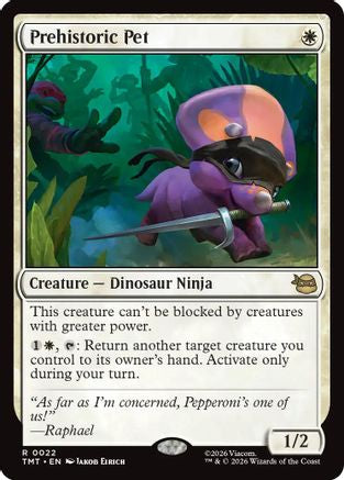 Prehistoric Pet (TMT-022) - [Teenage Mutant Ninja Turtles] Foil