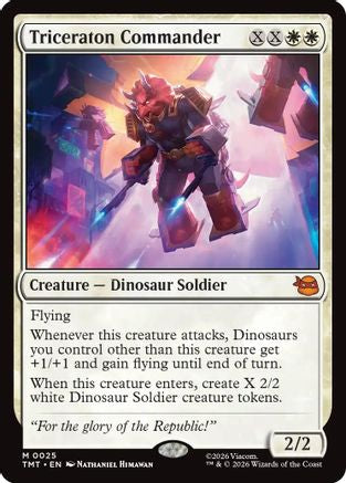 Triceraton Commander (TMT-025) - [Teenage Mutant Ninja Turtles] Foil
