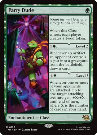 Party Dude (TMT-128) - [Teenage Mutant Ninja Turtles] Foil