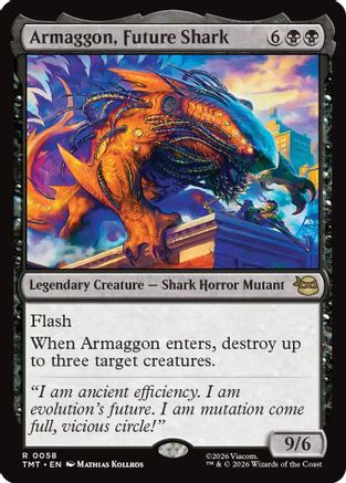 Armaggon, Future Shark (TMT-058) - [Teenage Mutant Ninja Turtles]