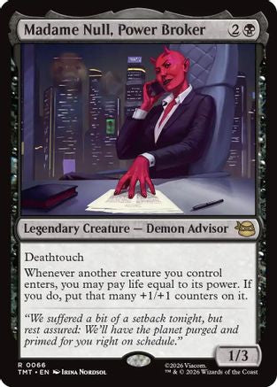 Madame Null, Power Broker (TMT-066) - [Teenage Mutant Ninja Turtles]