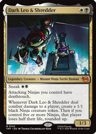 Dark Leo & Shredder (TMT-142) - [Teenage Mutant Ninja Turtles]