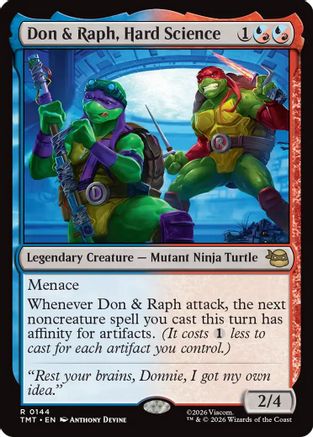 Don & Raph, Hard Science (TMT-144) - [Teenage Mutant Ninja Turtles] Foil