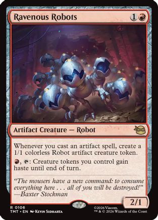 Ravenous Robots (TMT-106) - [Teenage Mutant Ninja Turtles] Foil