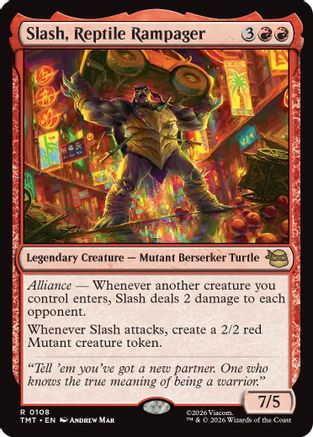 Slash, Reptile Rampager (TMT-108) - [Teenage Mutant Ninja Turtles] Foil