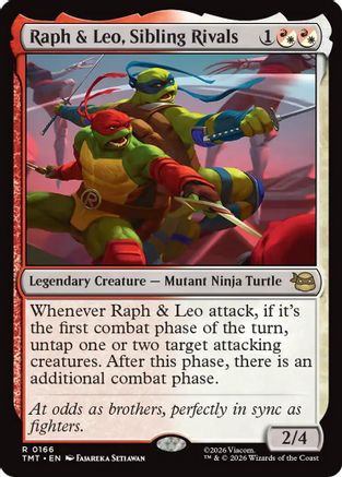 Raph & Leo, Sibling Rivals (TMT-166) - [Teenage Mutant Ninja Turtles]