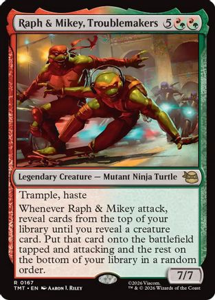 Raph & Mikey, Troublemakers (TMT-167) - [Teenage Mutant Ninja Turtles] Foil