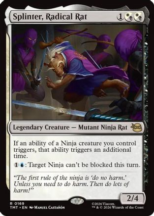 Splinter, Radical Rat (TMT-169) - [Teenage Mutant Ninja Turtles]