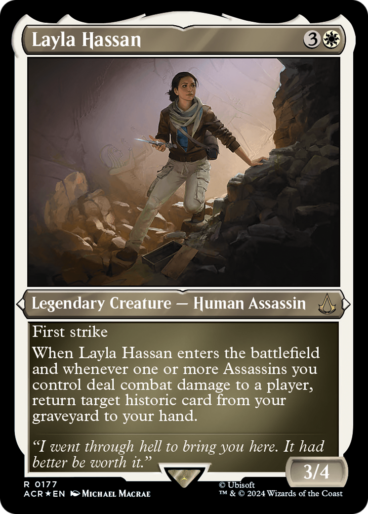 Layla Hassan (ACR-177) - [Assassin's Creed] Etched Foil