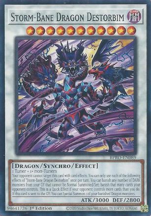 Storm-Bane Dragon Destorbim (BPRO-EN089) - Burst Protocol 1st Edition