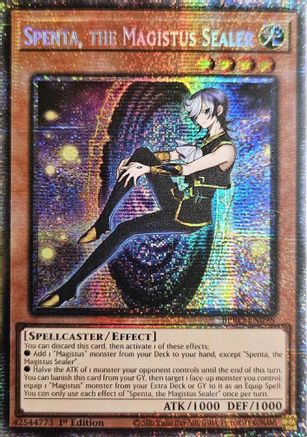 Spenta, the Magistus Sealer (Starlight Rare) (BPRO-EN098) - Burst Protocol 1st Edition