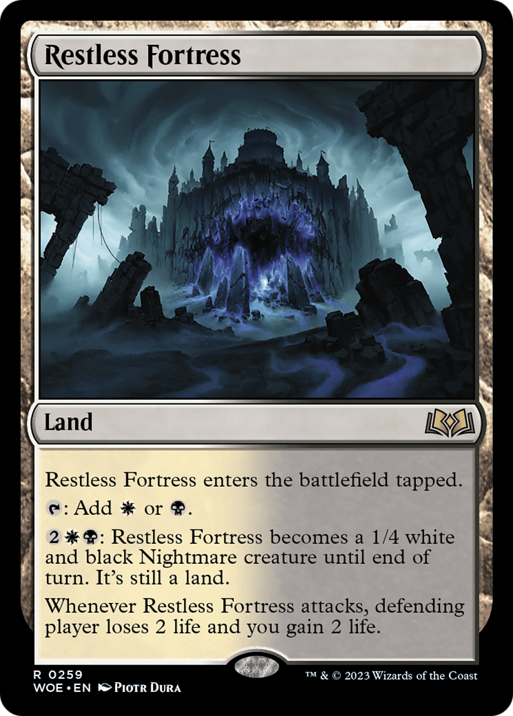 Restless Fortress (WOE-259) - [Wilds of Eldraine] Foil