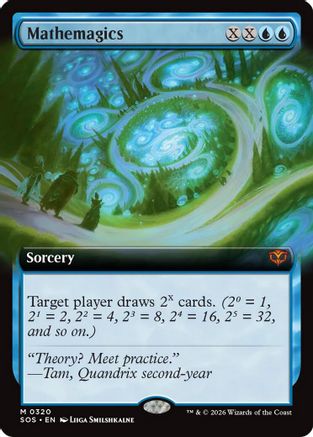 Mathemagics (Extended Art) (SOS-320) - [Secrets of Strixhaven]