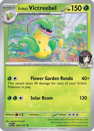 Erika's Victreebel 6 - [ME Ascended Heroes] Reverse Holofoil
