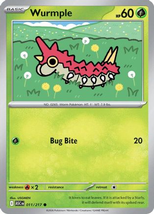 Wurmple 11 - [ME Ascended Heroes] Reverse Holofoil