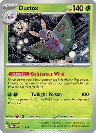 Dustox - 015/217 15 - [ME Ascended Heroes]