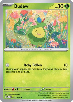 Budew - 016/217 16 - [ME Ascended Heroes] Reverse Holofoil