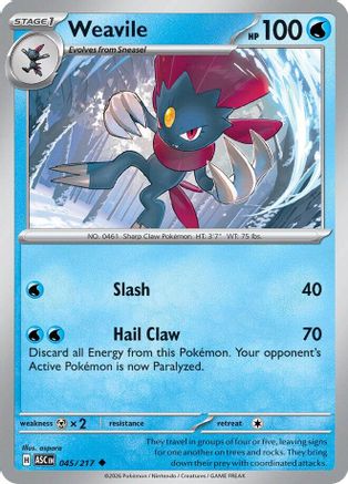 Weavile - 045/217 45 - [ME Ascended Heroes]