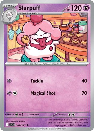 Slurpuff - 094/217 94 - [ME Ascended Heroes]