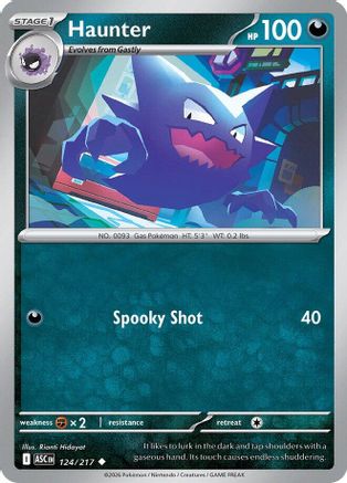 Haunter 124 - [ME Ascended Heroes] Reverse Holofoil