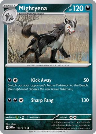 Mightyena - 129/217 129 - [ME Ascended Heroes]