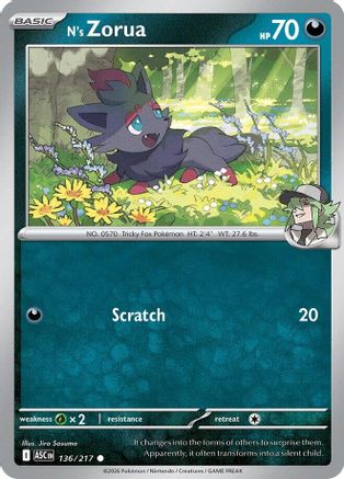 N's Zorua 136 - [ME Ascended Heroes]