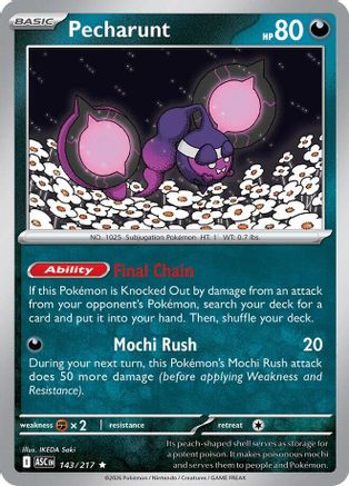 Pecharunt 143 - [ME Ascended Heroes] Holofoil