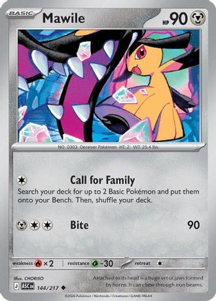 Mawile - 144/217 144 - [ME Ascended Heroes] Reverse Holofoil