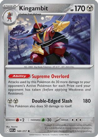Kingambit 148 - [ME Ascended Heroes] Reverse Holofoil