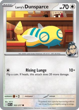 Larry's Dunsparce 163 - [ME Ascended Heroes]