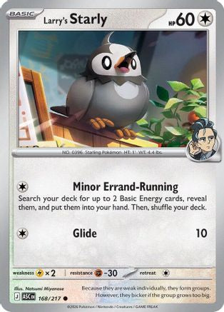 Larry's Starly 168 - [ME Ascended Heroes] Reverse Holofoil