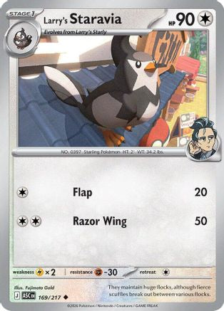 Larry's Staravia 169 - [ME Ascended Heroes] Reverse Holofoil