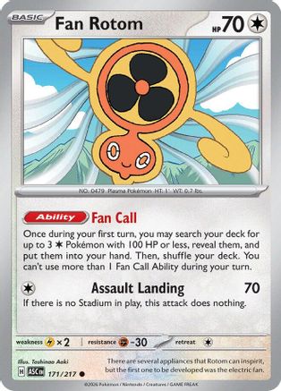 Fan Rotom - 171/217 171 - [ME Ascended Heroes]