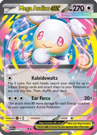 Mega Audino ex - 172/217 172 - [ME Ascended Heroes] Holofoil