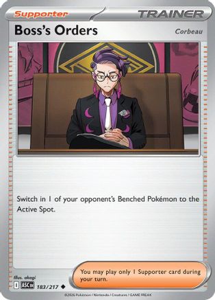 Boss's Orders [Corbeau] - 183/217 183 - [ME Ascended Heroes]