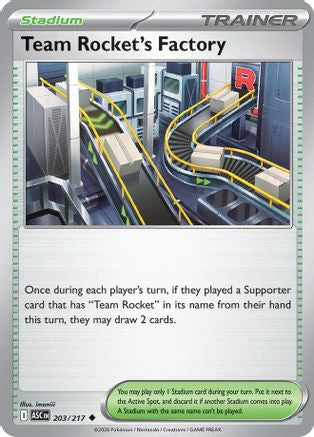 Team Rocket's Factory 203 - [ME Ascended Heroes]