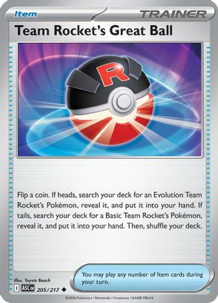 Team Rocket's Great Ball 205 - [ME Ascended Heroes]
