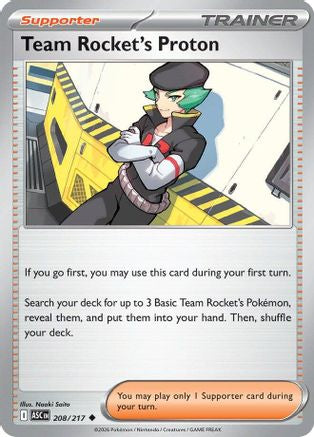 Team Rocket's Proton 208 - [ME Ascended Heroes]