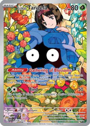 Erika's Tangela - 218/217 218 - [ME Ascended Heroes] Holofoil