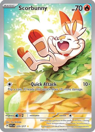 Scorbunny - 225/217 225 - [ME Ascended Heroes] Holofoil