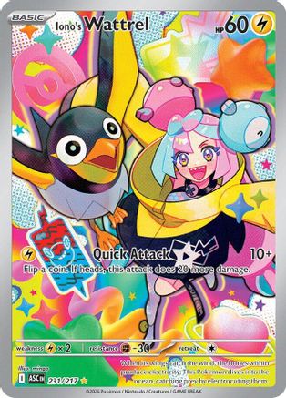 Iono's Wattrel - 231/217 231 - [ME Ascended Heroes] Holofoil