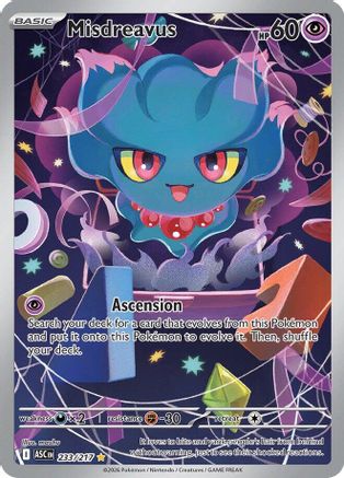 Misdreavus - 233/217 233 - [ME Ascended Heroes] Holofoil