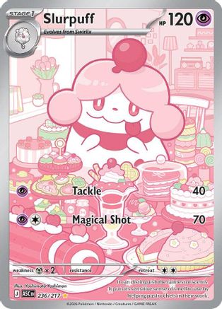 Slurpuff - 236/217 236 - [ME Ascended Heroes] Holofoil