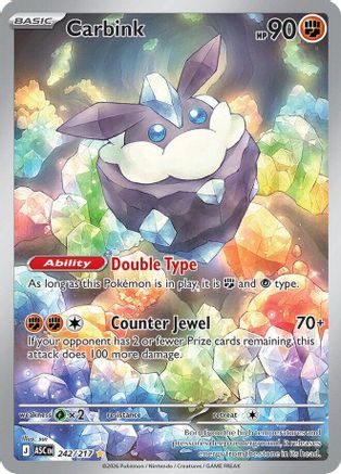 Carbink - 242/217 242 - [ME Ascended Heroes] Holofoil