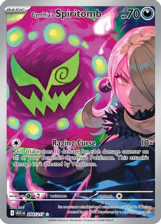 Cynthia's Spiritomb - 244/217 244 - [ME Ascended Heroes] Holofoil