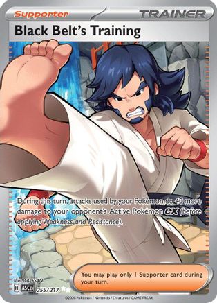 Black Belt's Training 255 - [ME Ascended Heroes] Holofoil