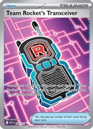 Team Rocket's Transceiver - 263/217 263 - [ME Ascended Heroes] Holofoil