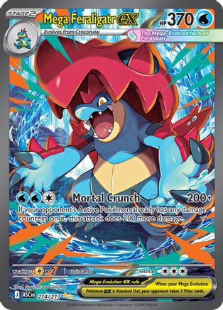 Mega Feraligatr ex - 274/217 274 - [ME Ascended Heroes] Holofoil