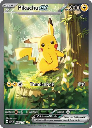 Pikachu ex - 276/217 276 - [ME Ascended Heroes] Holofoil