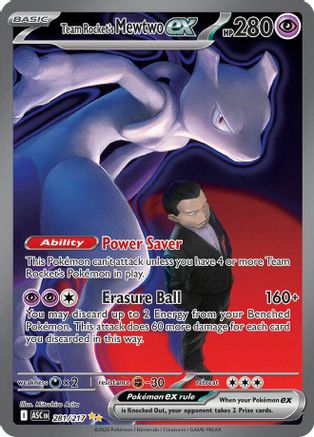 Team Rocket's Mewtwo ex - 281/217 281 - [ME Ascended Heroes] Holofoil